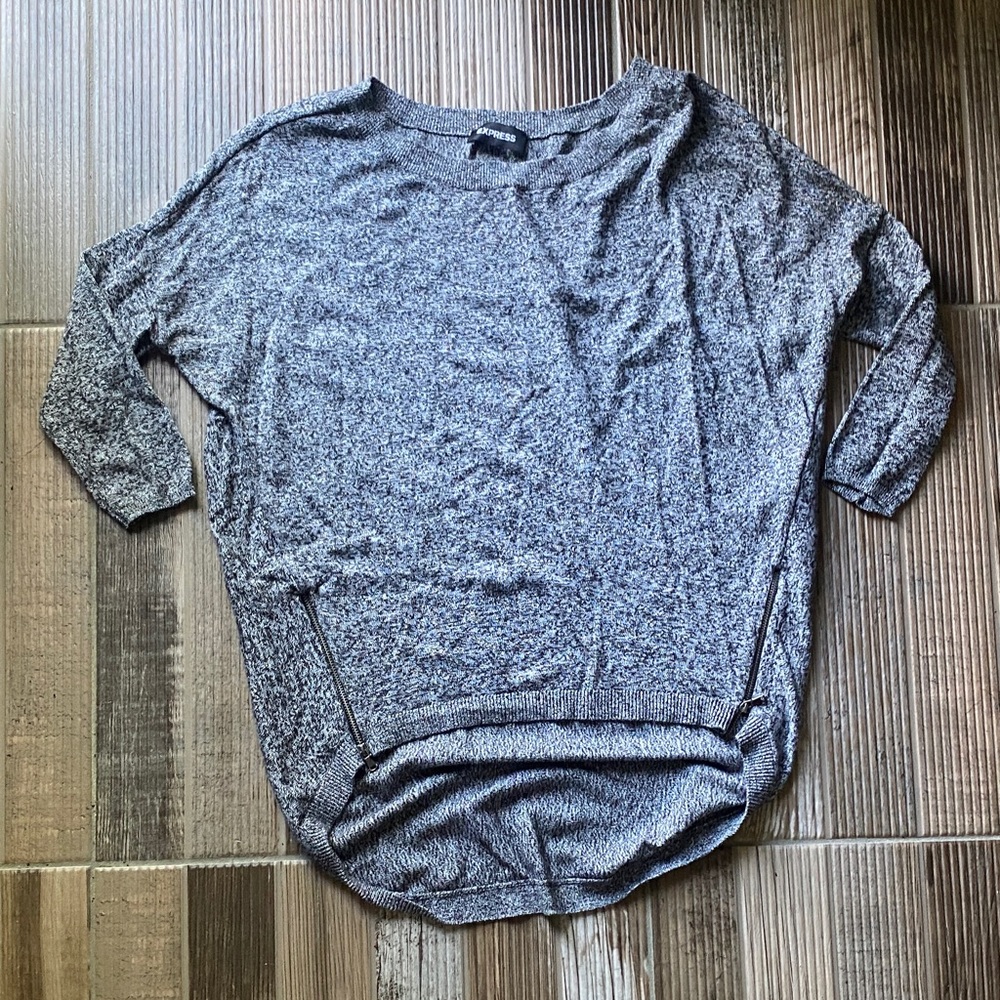 🎁Express Charcoal Knit Sweater